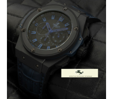 HK1284-HUBLOT KİNG POWER MAVİ